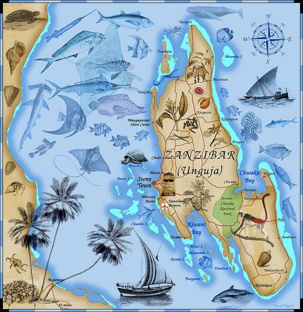 map Zanzibar
